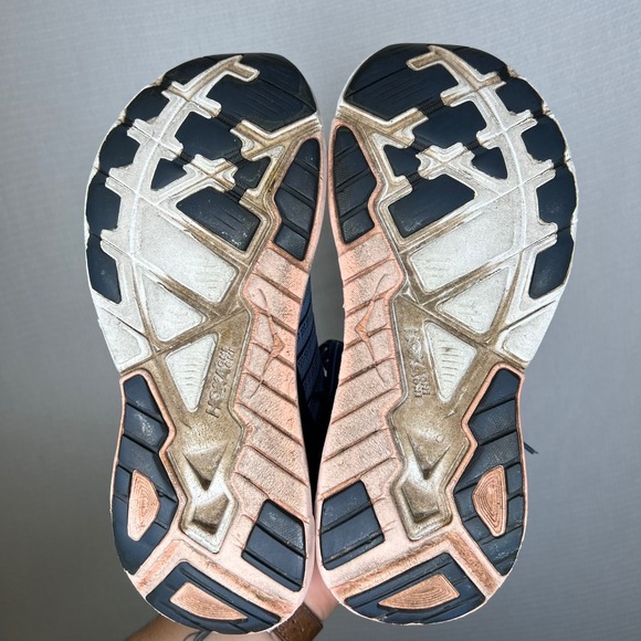 Hoka Arahi 3 Women's Running Shoes Size 9‎ Blue Peach Cushioned Sneakers - Picture 4 of 6